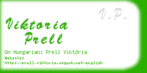 viktoria prell business card